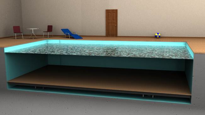 movable pool floor